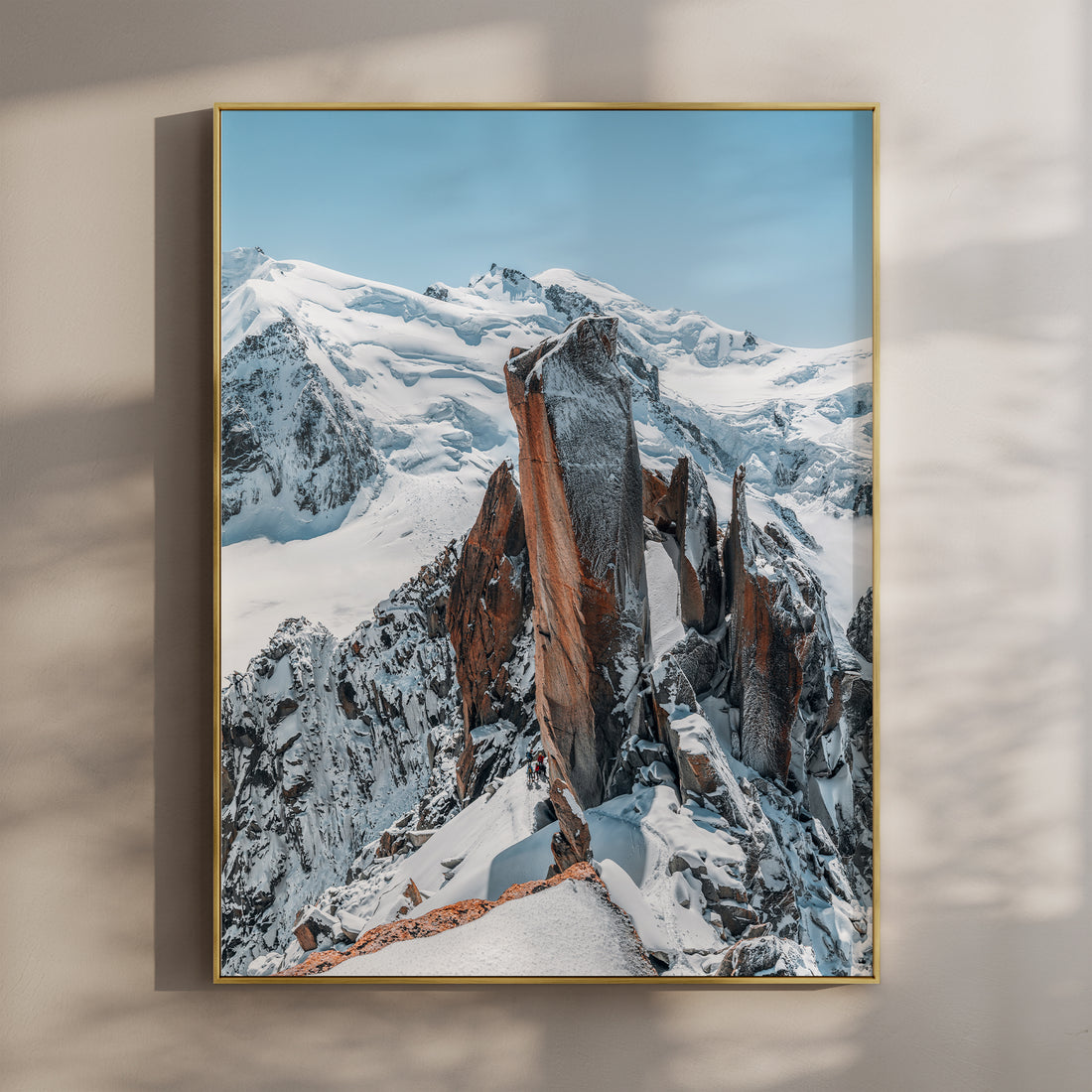 Cosmiques Arête Chamonix alpine ridge photograph