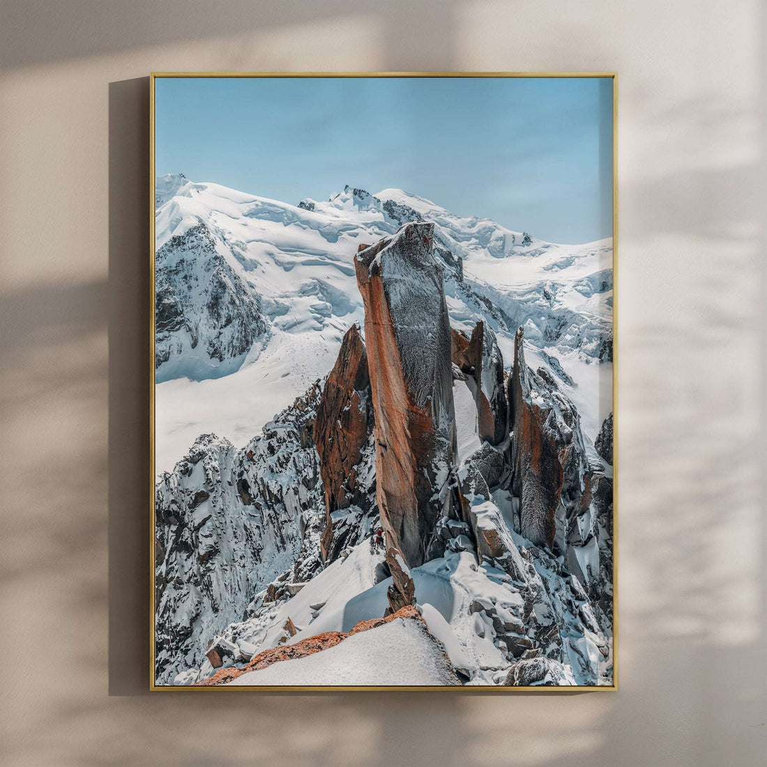 Cosmiques Arête Chamonix alpine ridge photograph