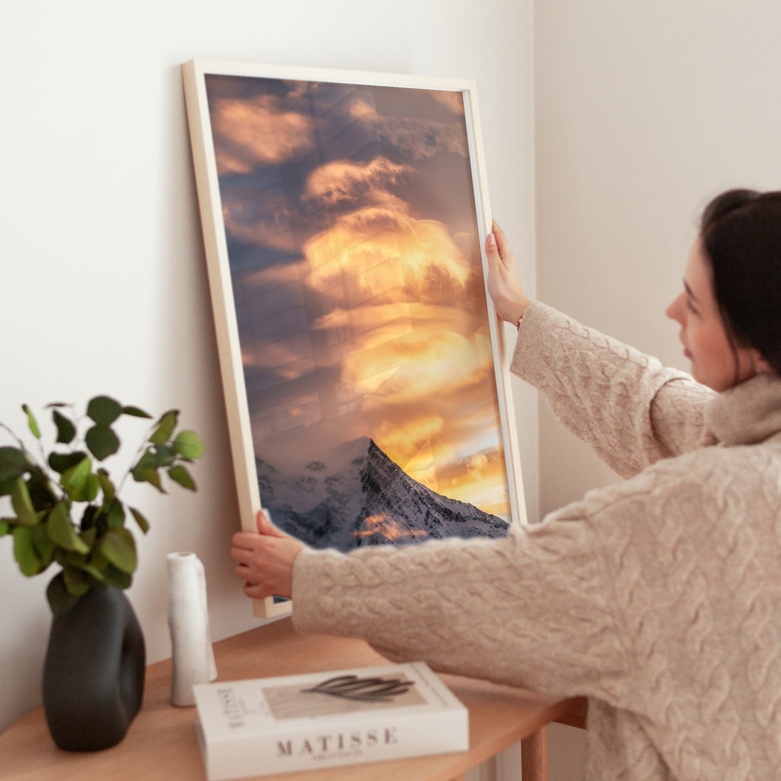 Aiguille du Goûter Print – Chamonix Sunset Alpine Wall Art Photography