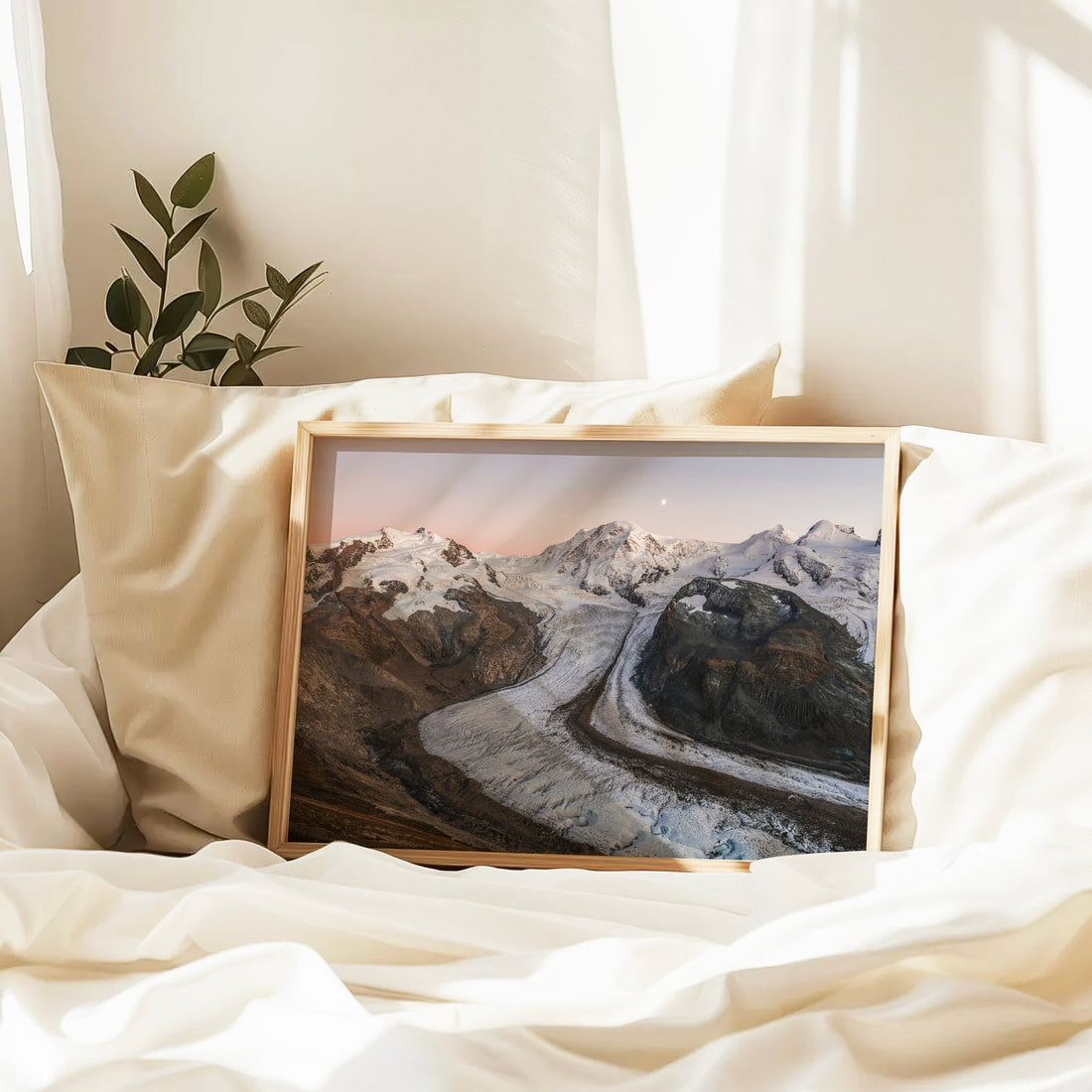 Scenic photography of Gorner Glacier’s dramatic terrain, perfect for glacier lovers and mountain dreamers.