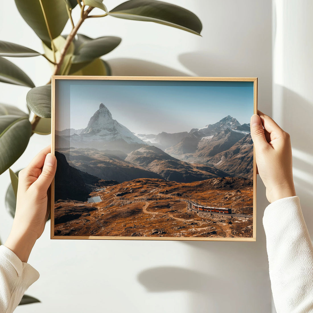 Stunning view of Gornergrat with the Matterhorn towering in the Swiss Alps landscape.