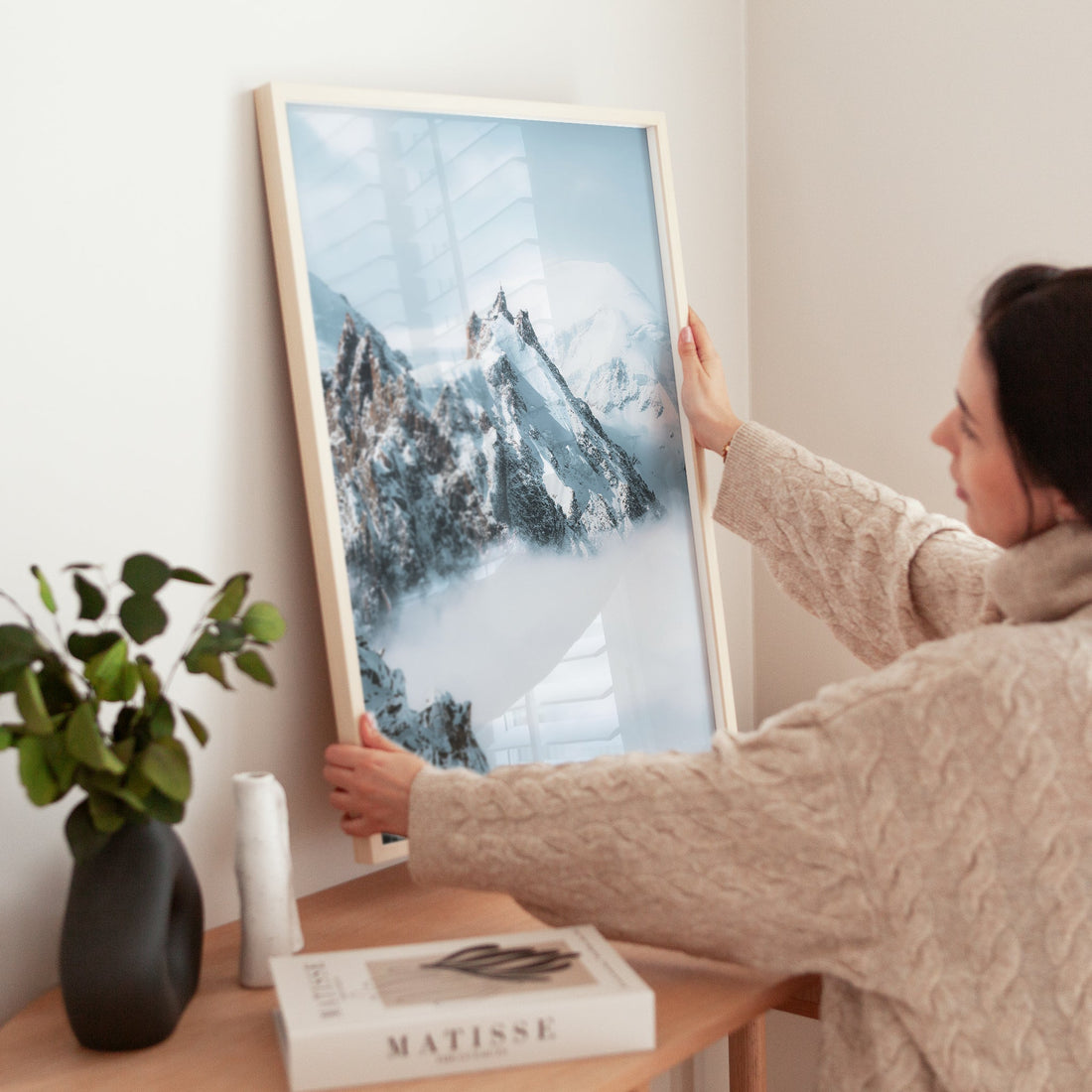 Striking high-altitude mountain photography of Aiguille du Midi, a must-have for adventure enthusiasts.