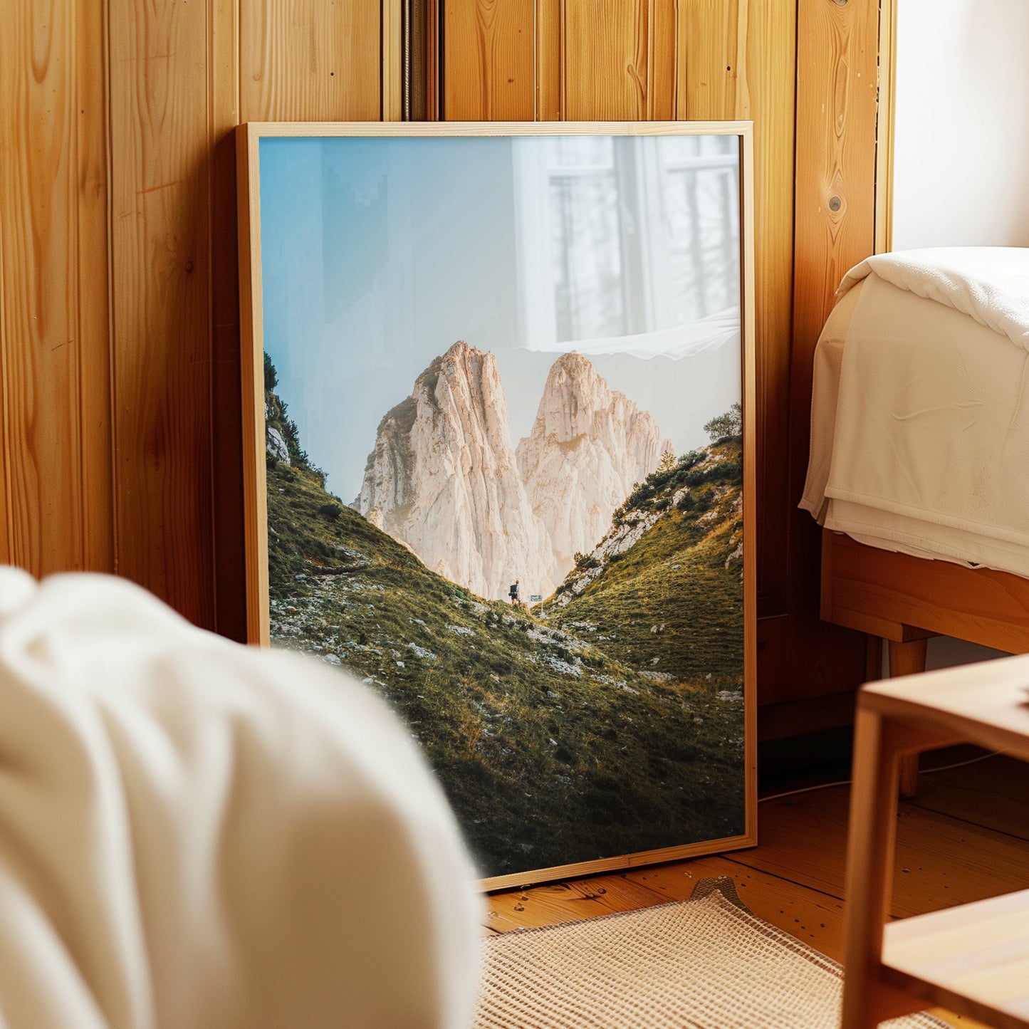 A captivating hiking trail leading to Saxer Lücke, perfect wall decor for nature lovers.