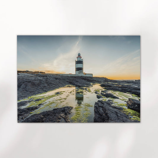 Nautical fine art photograph of Hook Head and Atlantic coastline.