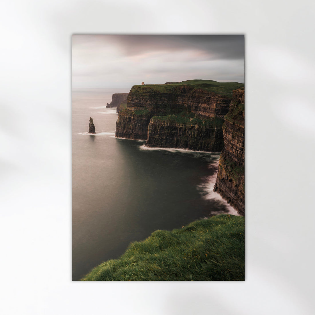 Irish coastal photography print showing dramatic cliffs and ocean