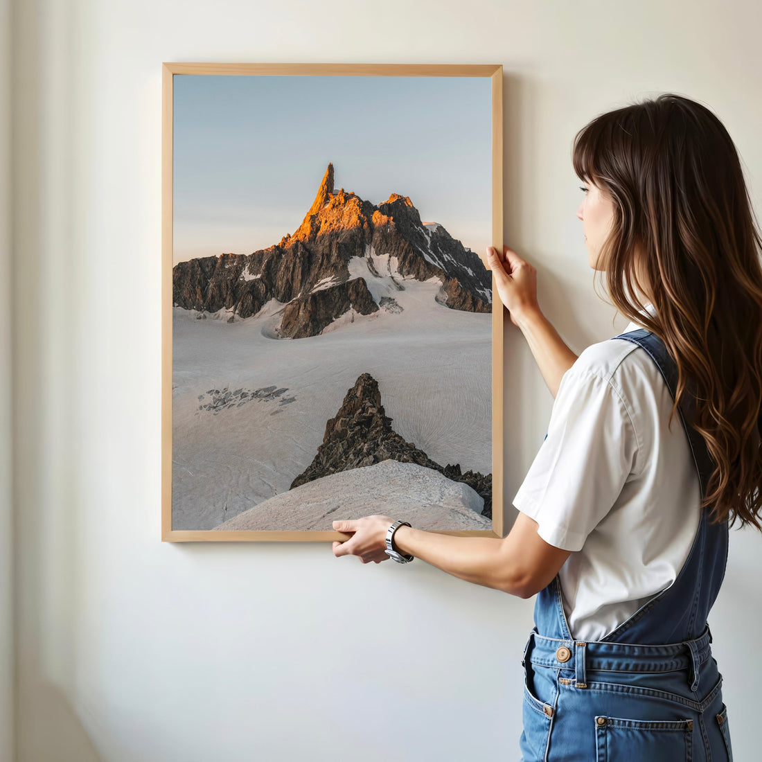 High-quality fine art print of Dent du Géant, a dramatic peak in the Mont Blanc region.