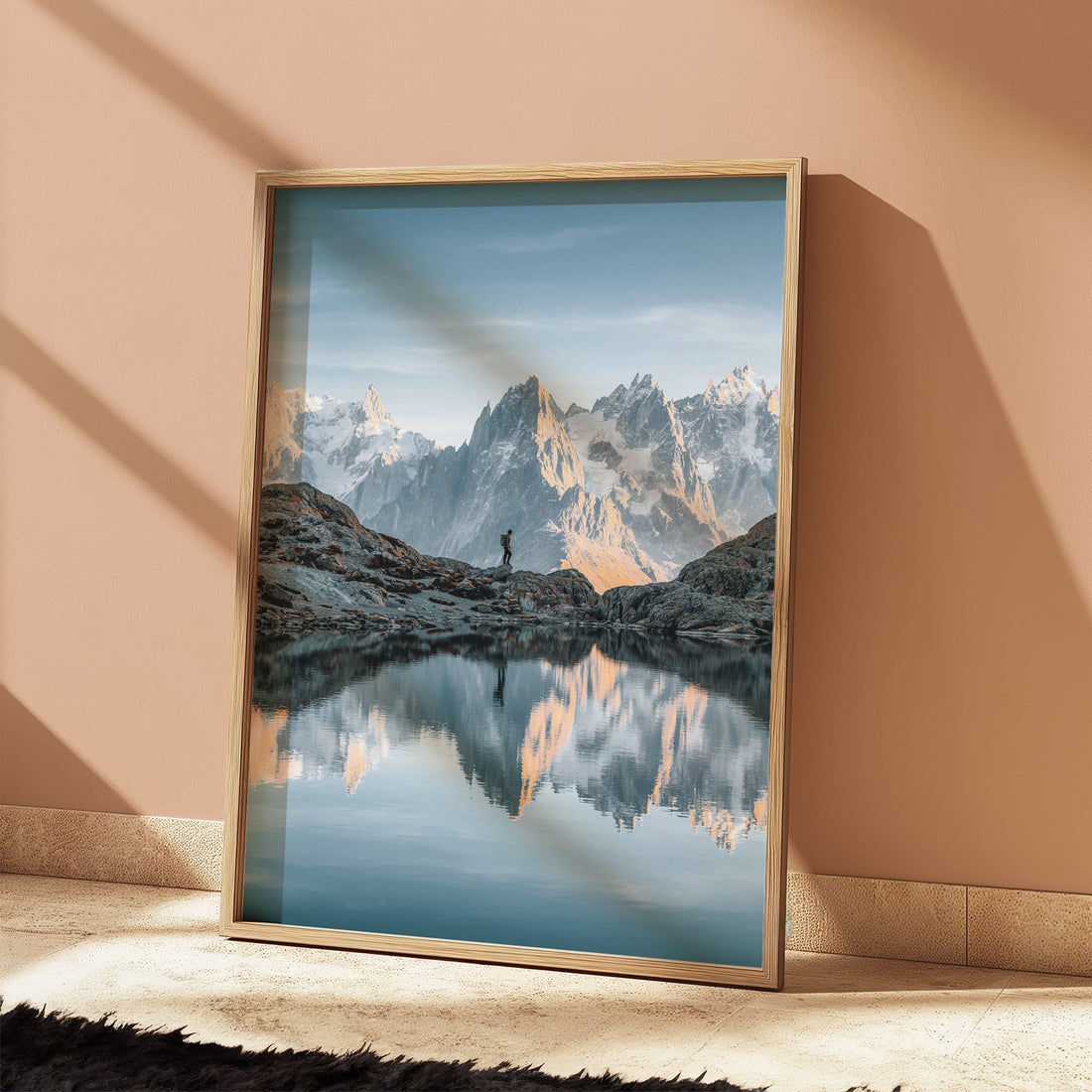 A stunning reflection of Mont Blanc at Lac Blanc, perfect for lovers of alpine landscape photography.