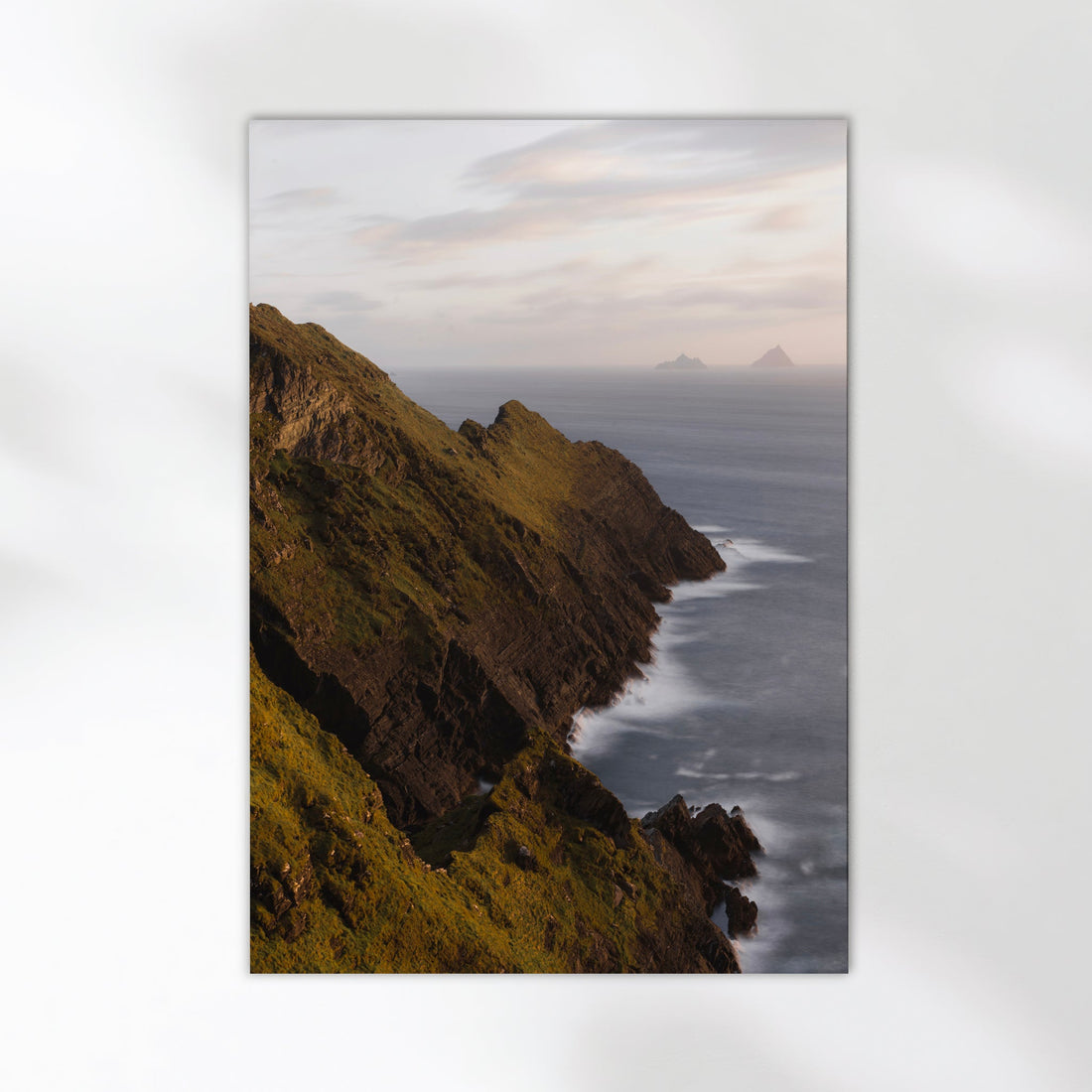 Wall art print of dramatic Kerry sea cliffs along the Wild Atlantic Way