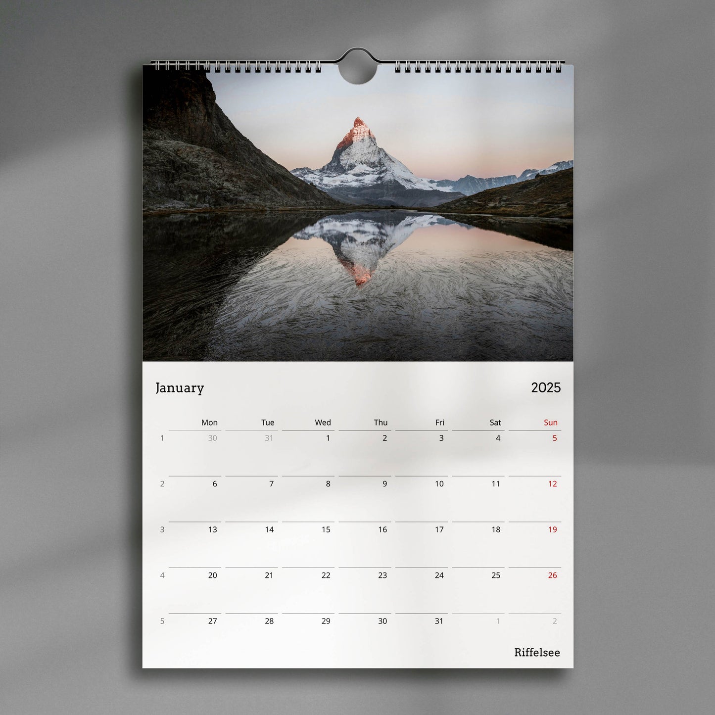 Switzerland 2025 Calendar