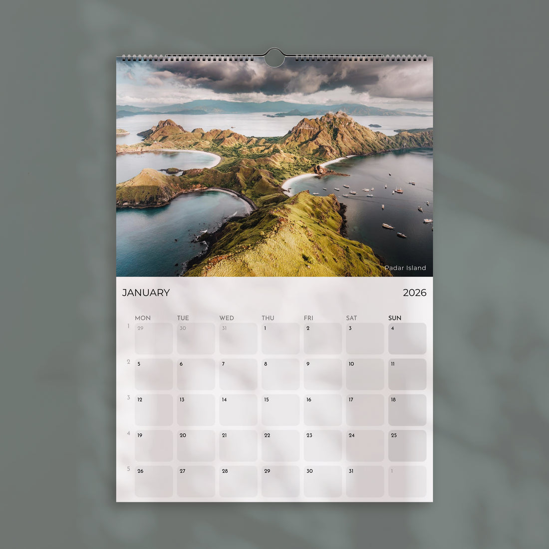 Indonesia 2026 Wall Calendar – Travel & Nature Photography