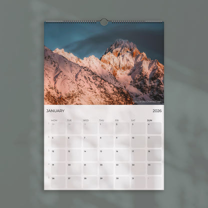 Chamonix Wall Calendar 2026