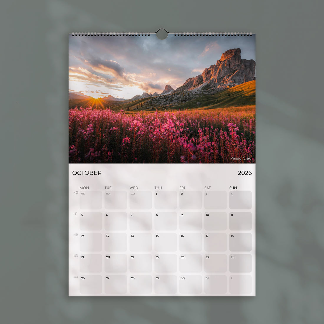 The Dolomites Calendar 2026