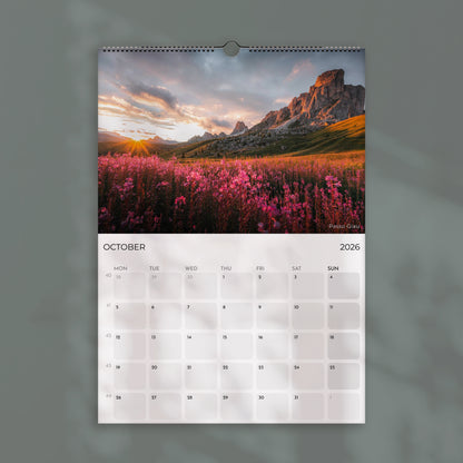 The Dolomites Calendar 2026