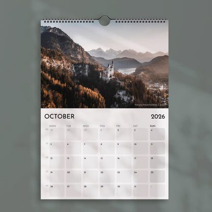 The Alps 2026  –  Wall Calendar