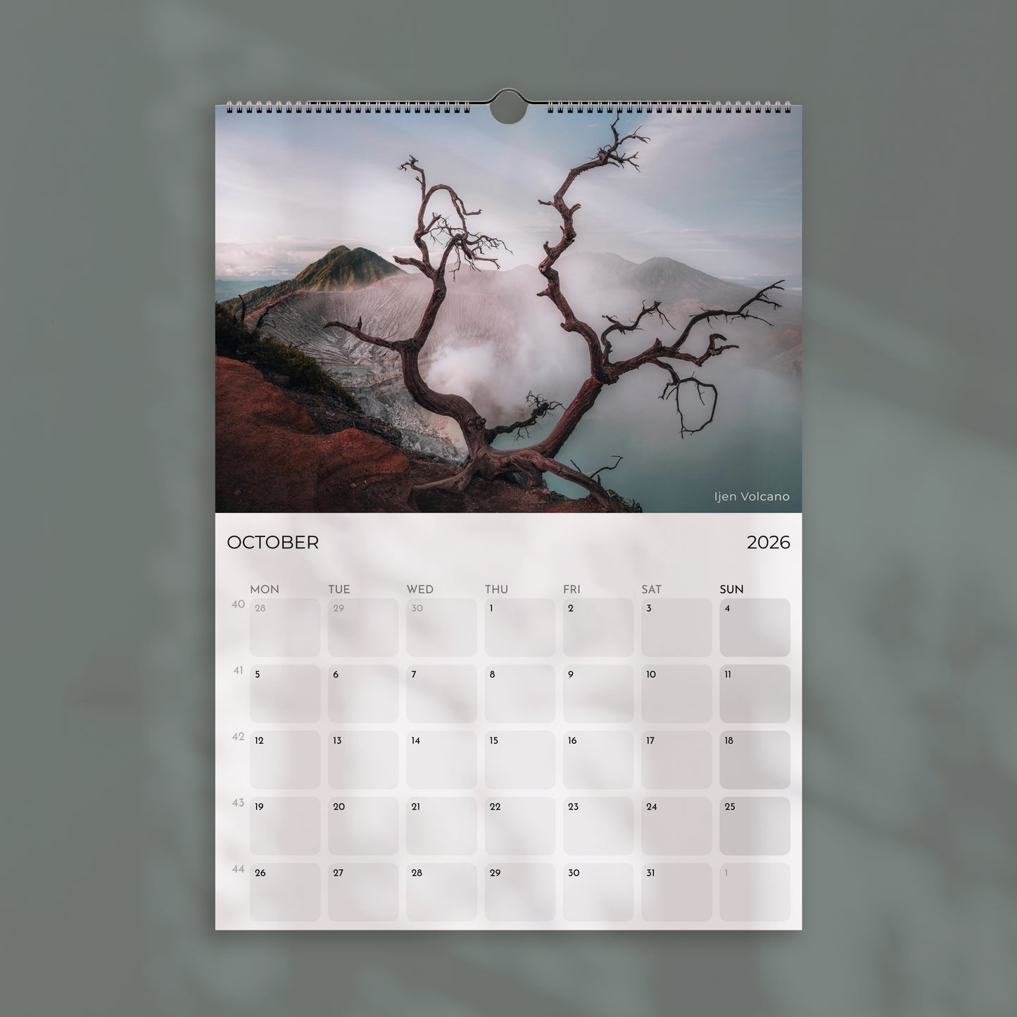 Indonesia 2026 Wall Calendar – Travel & Nature Photography