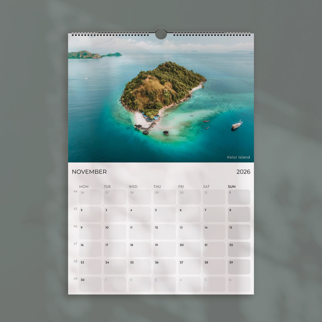 Indonesia 2026 Wall Calendar – Travel & Nature Photography