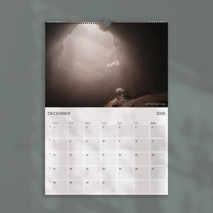 Indonesia 2026 Wall Calendar – Travel & Nature Photography