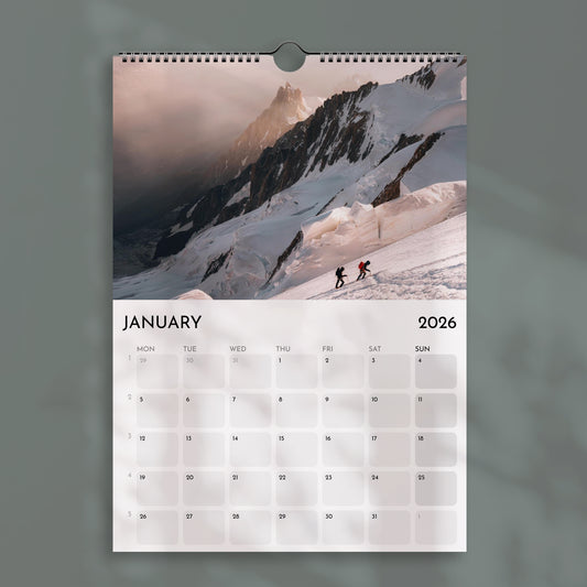 Mountaineering 2026 – Wall Calendar