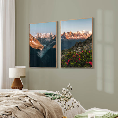 Mer de Glace & Aiguille de Chamonix - Set of 2