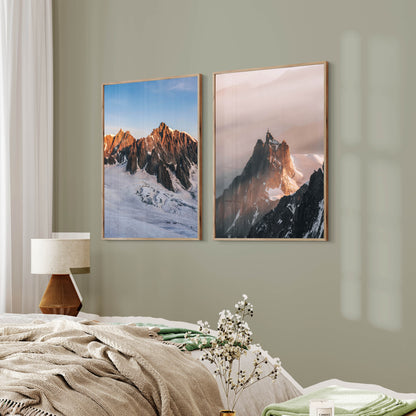 Mont Blanc du Tacul & Aiguille du Midi - Set of 2