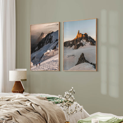 Aiguille du Midi & Dent du Géant - Set of 2