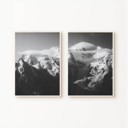 Mont Blanc Massif - Set of 2