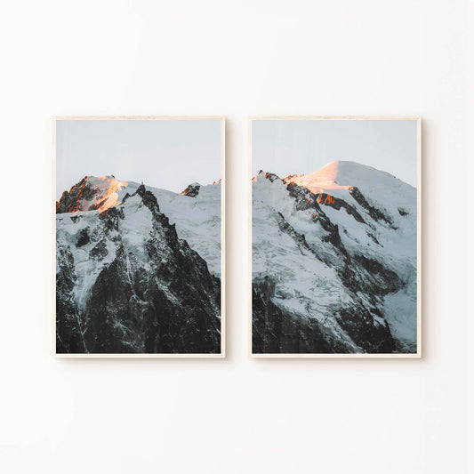 Aiguille du Midi & Mont Blanc - Set of 2