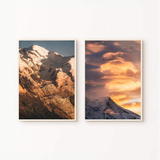 Mont Blanc & Aiguille du Goûter - Set of 2