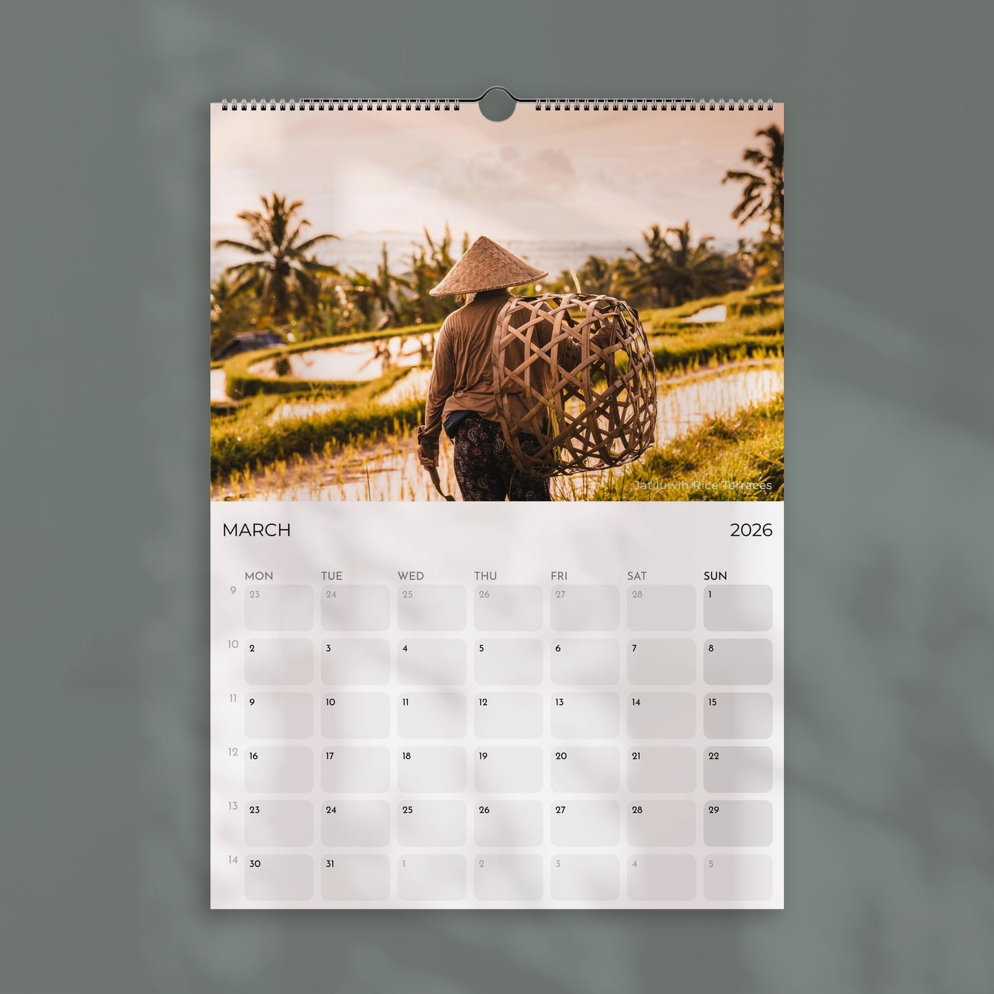 Indonesia 2026 Wall Calendar – Travel & Nature Photography