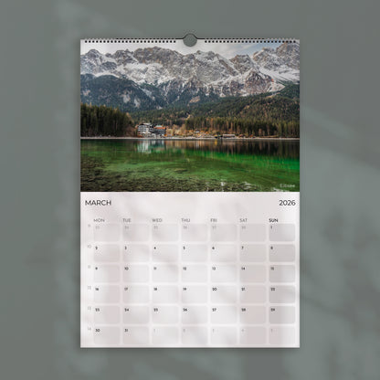 Bavaria 2026 Wall Calendar – German Landscape Photography