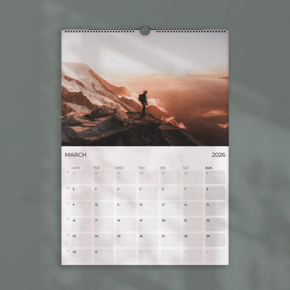 Mountaineering 2026 Wall Calendar - Rock Climbing Photography
