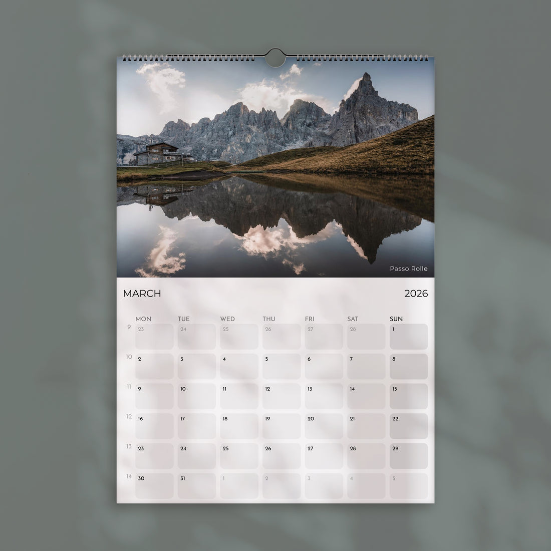 The Dolomites Calendar 2026