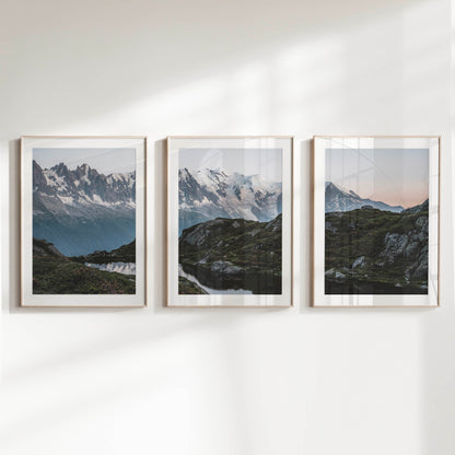 Lac de la Flégère - Set of 3