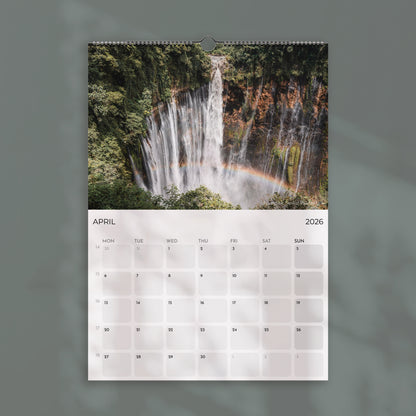 Indonesia 2026 Wall Calendar – Travel & Nature Photography