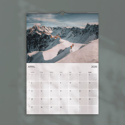 Mountaineering 2026 Wall Calendar - Rock Climbing Photography