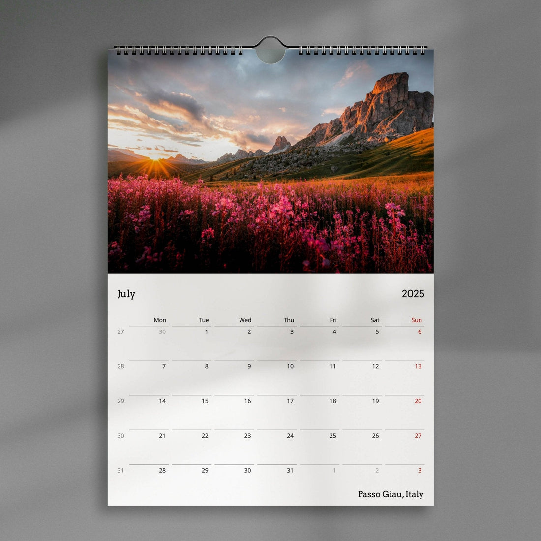 The Alps Calendar 2025 - Chamonix Prints