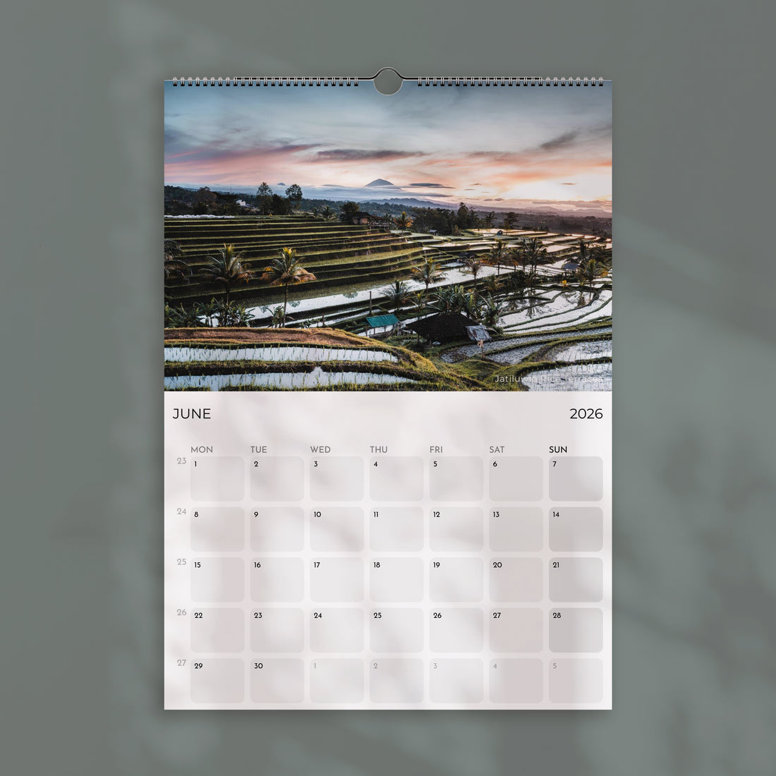 Indonesia 2026 Wall Calendar – Travel & Nature Photography