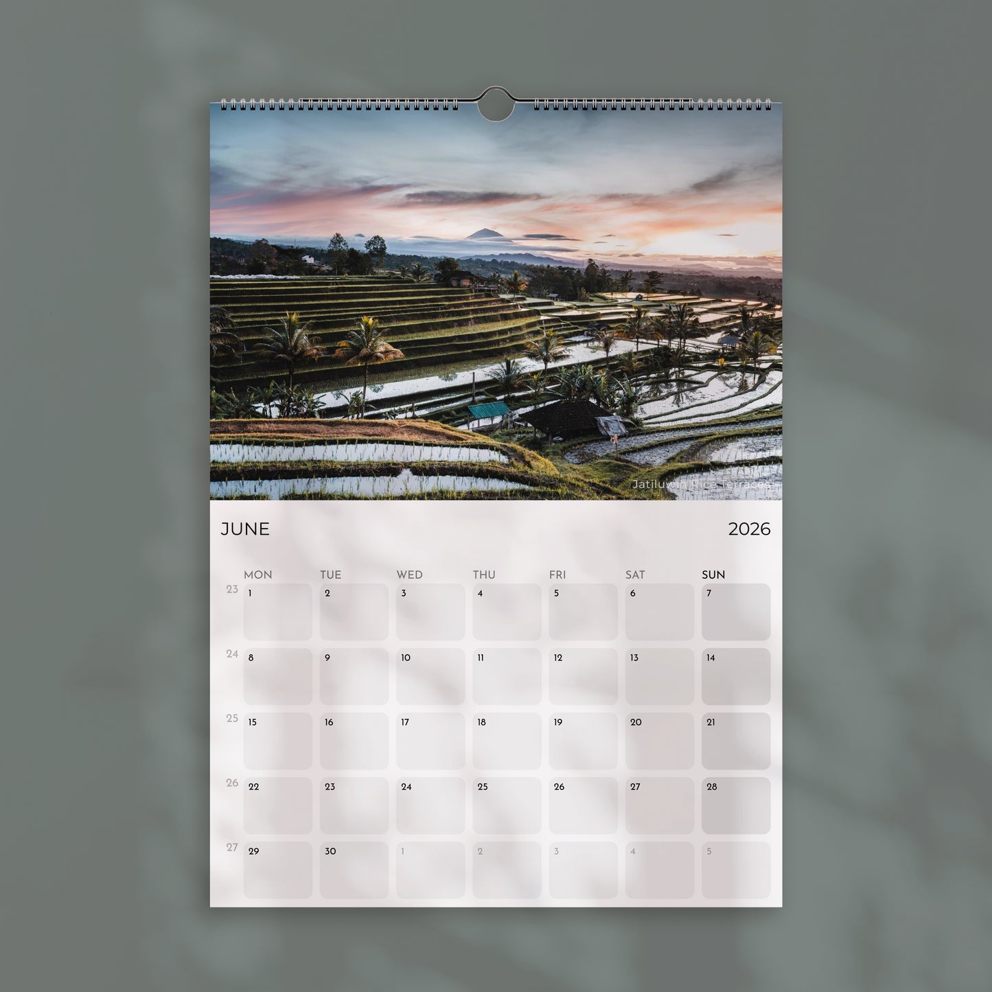 Indonesia 2026 Wall Calendar – Travel & Nature Photography