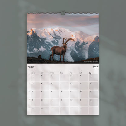 Chamonix Wall Calendar 2026