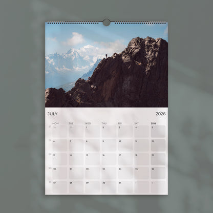 Mountaineering 2026 Wall Calendar - Rock Climbing Photography