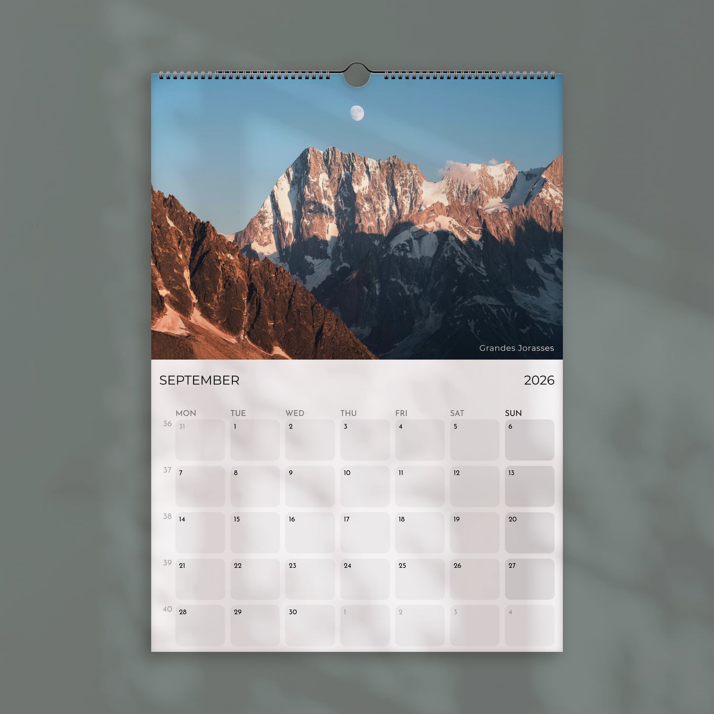 Chamonix Wall Calendar 2026