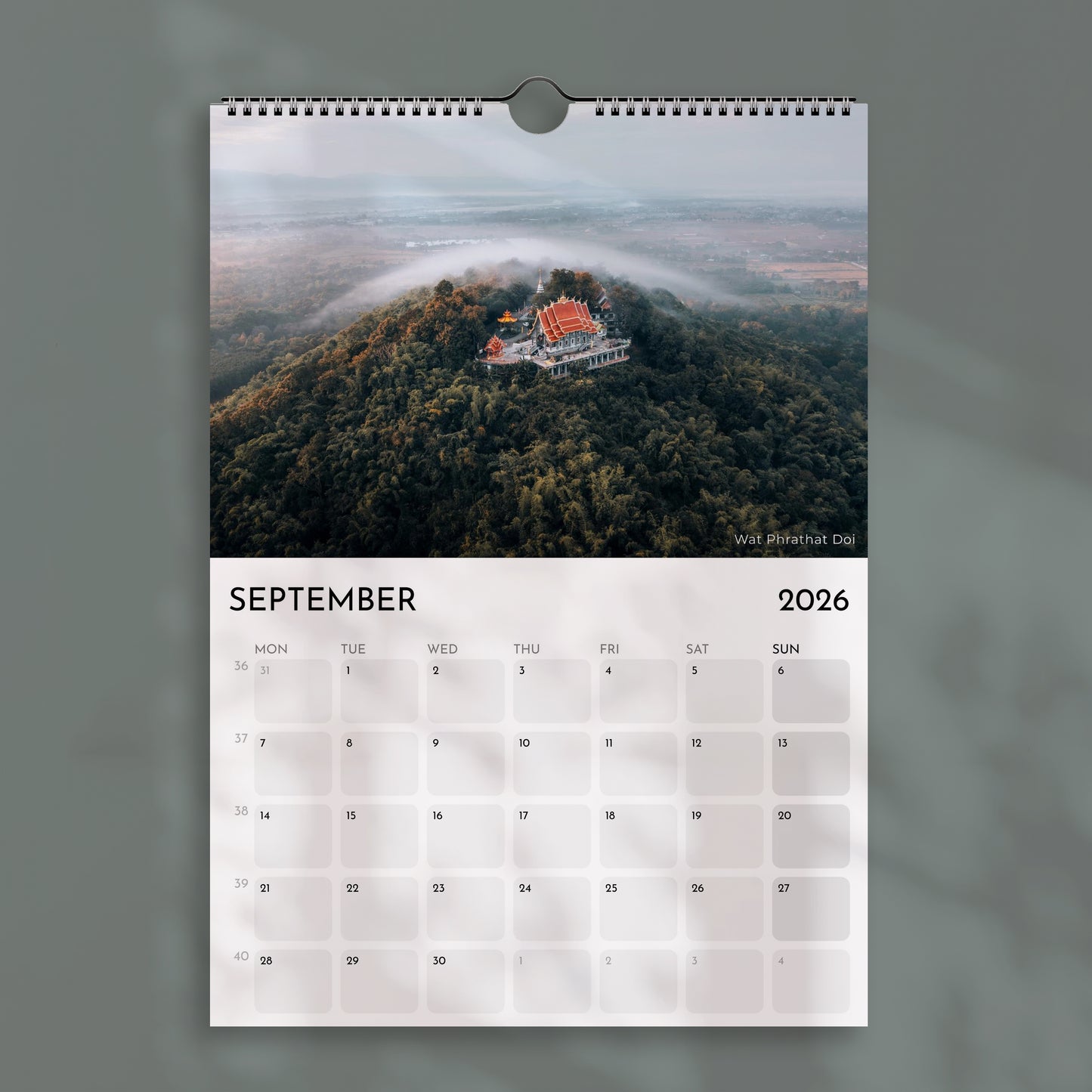 Calendrier des Alpes 2025