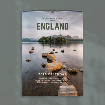 England 2026 Wall Calendar – British Landscape Photography