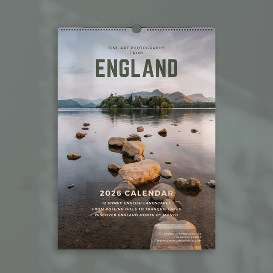 England 2026 Wall Calendar – British Landscape Photography