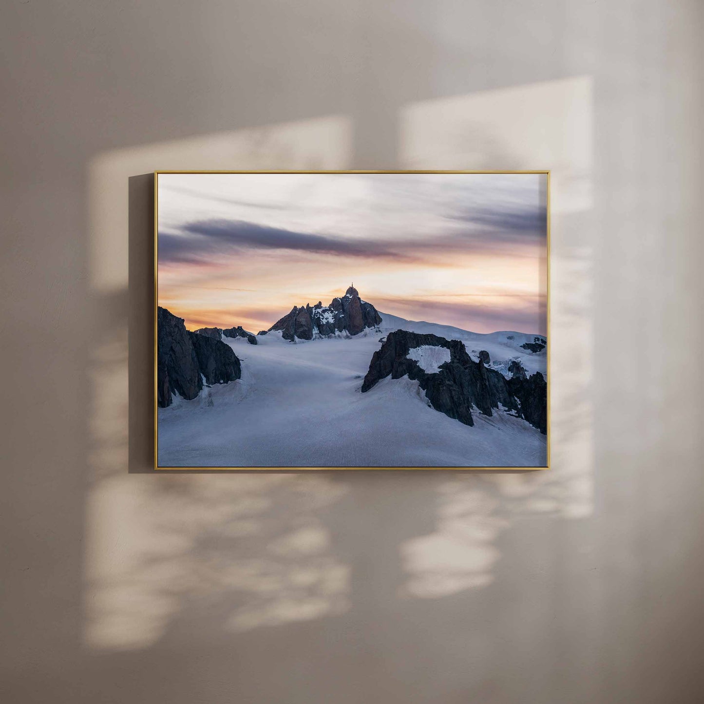 Aiguille du Midi Sunset Print – Chamonix Wall Art