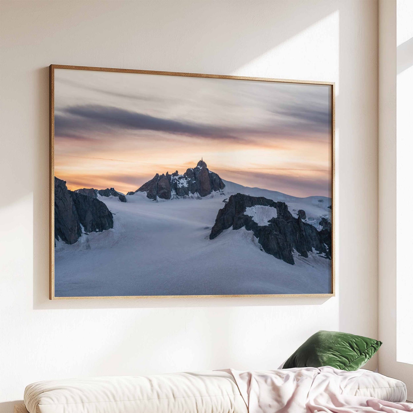 Aiguille du Midi Sunset Print – Chamonix Wall Art