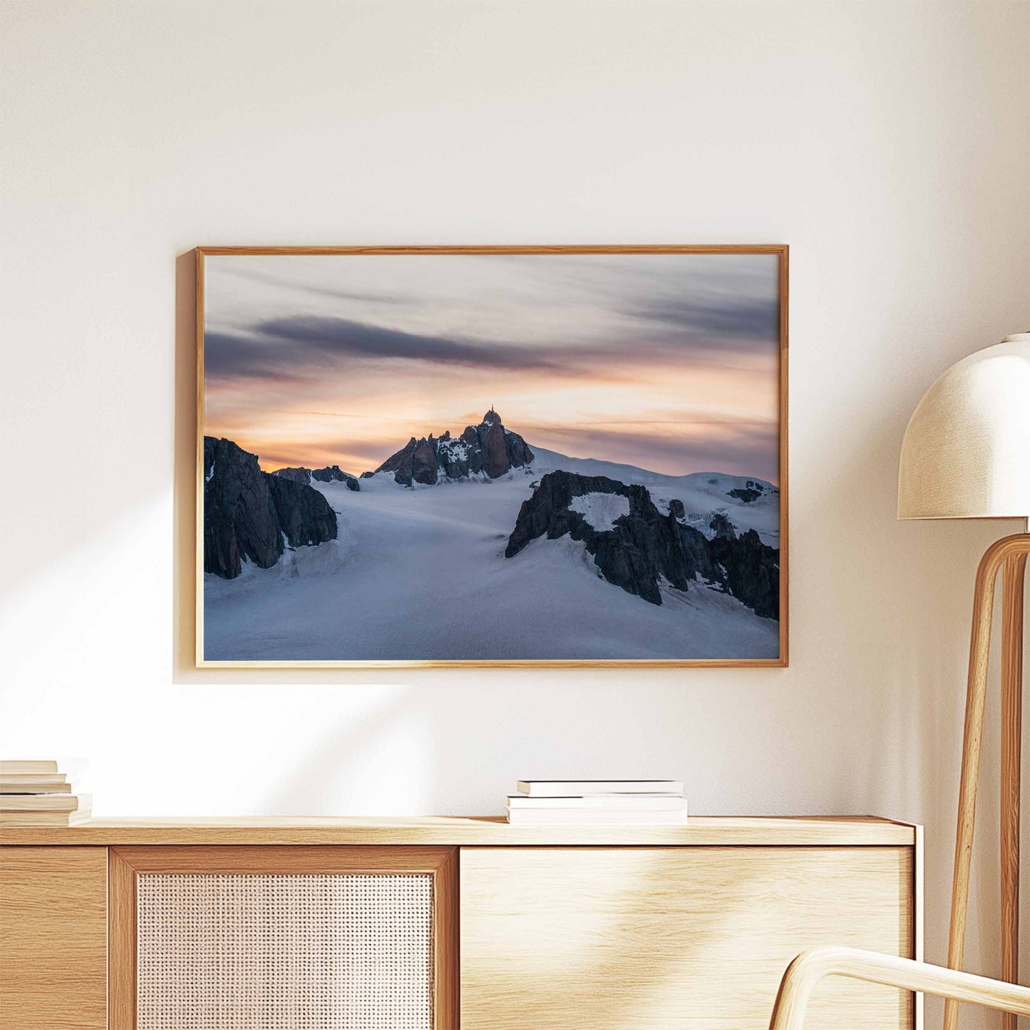 Aiguille du Midi Sunset Print – Chamonix Wall Art