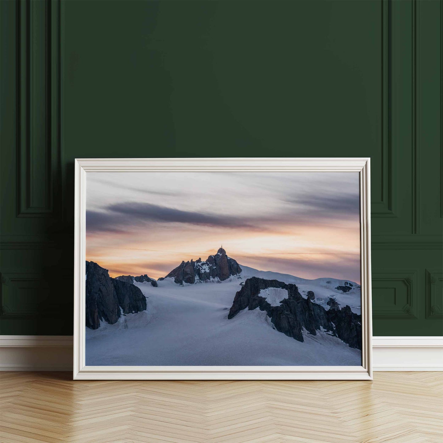 Aiguille du Midi Sunset Print – Chamonix Wall Art