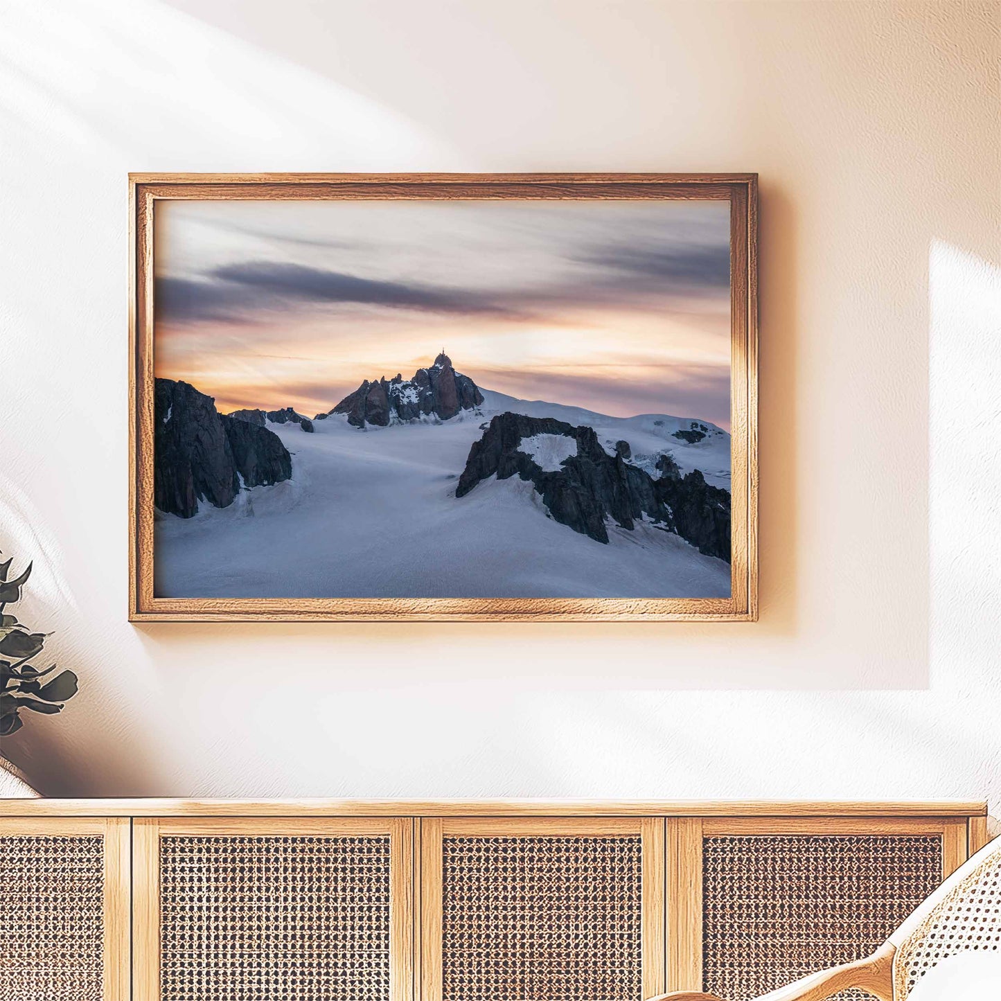 Aiguille du Midi Sunset Print – Chamonix Wall Art