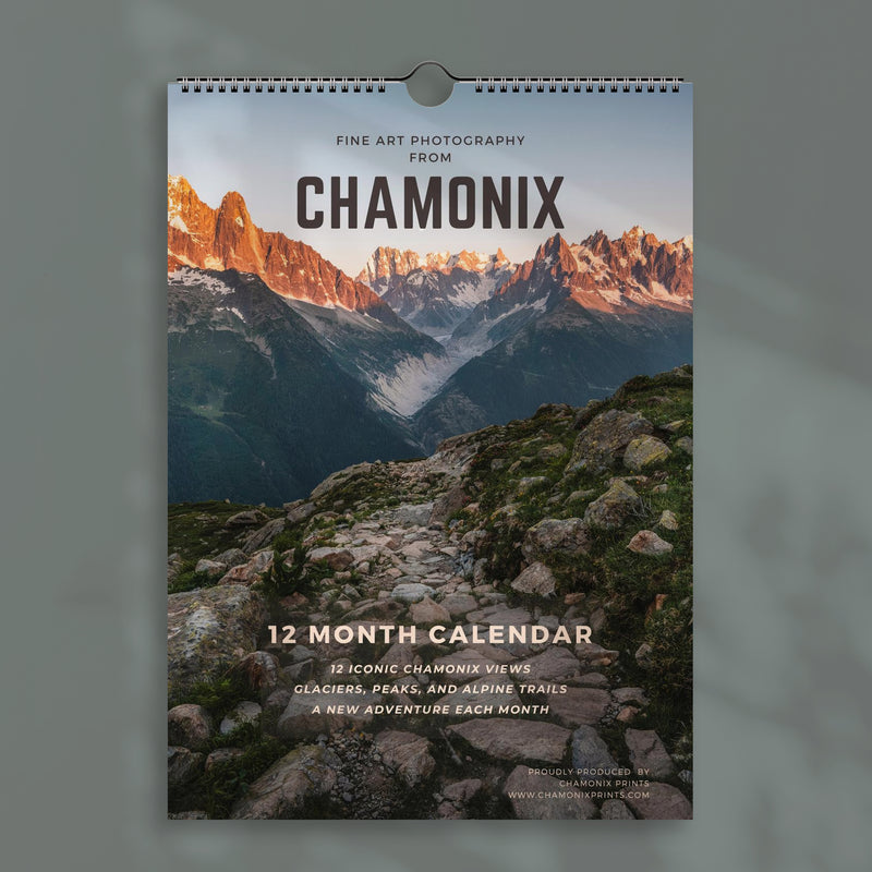 Chamonix 2026 Wall Calendar — fine art photography